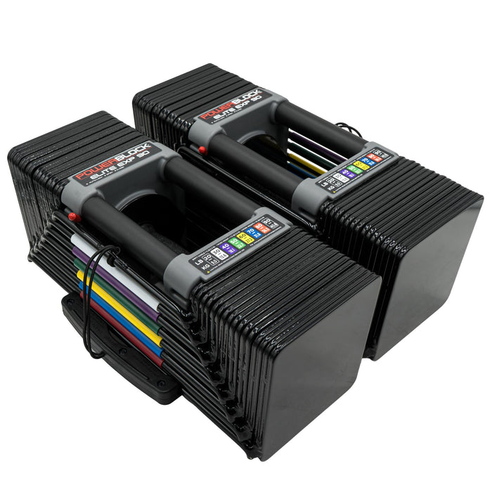 PowerBlock Elite EXP adjustable dumbbells