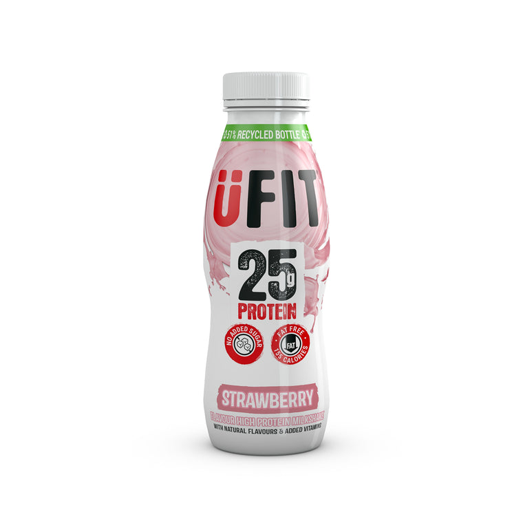 UFIT Strawberry 25g Protein Milkshake 330ml